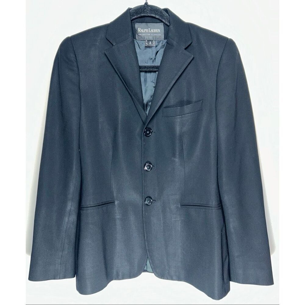 Ralph Lauren black label black blazer size 2